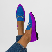 Hyelianne | Orthopedic Loafers - Purple Blue