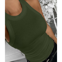 SLOANIE™ | Everyday Casual Sleeveless Pullover - Army Green