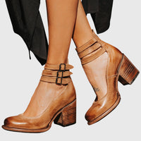 Nina™ | Elegant and Comfortable Heels - Light brown