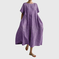 Isabell™ | Women Long Casual Dress - Purple