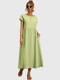Giselle™ - Casual Pocket Dress - Mint Green