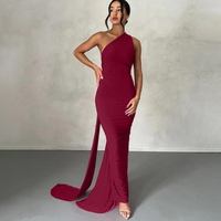 Margot™| Elegant Sleeveless Evening Halter Bodycon Dress - Red