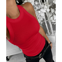 SLOANIE™ | Everyday Casual Sleeveless Pullover - Red