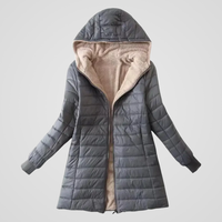 Caroline | Sherpa-Lined Winter Coat - Grey