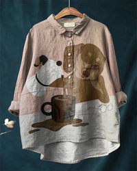 GABRIELLA™ - Dog Art Shirt - S