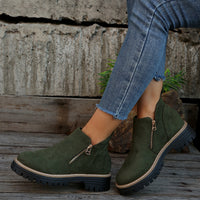 Liora | Women Sophisticated Boots - Green