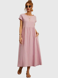 Giselle™ - Casual Pocket Dress - Pink