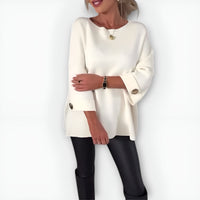 Julianette | Elegant Sweater - White