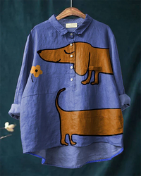 MAXINE™ - Dog Art Shirt - S