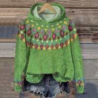 Carole | Warm Nordic Hoodie - Green