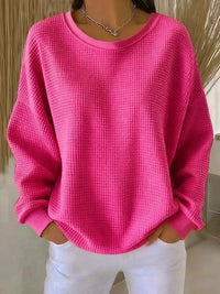 LUCILLE | Classic Sweater (Restocked) - Fuchsia