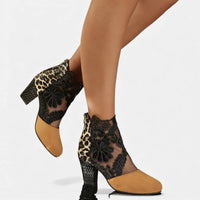 Norene™ | Stylish Breathable Orthopedic Heels - Beige Leopard