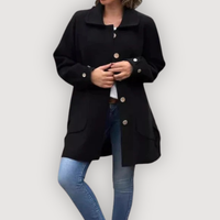 MARISE – CLASSIC EVERYDAY COAT - Black