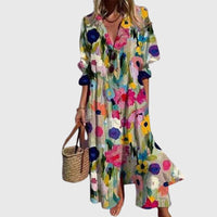 Zariah | Women Elegant Bohemian Dress - Multicolour 1