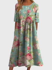 Djala™ | Flattering Dress - Mint Green