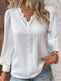RENATA™ | Women Classic Pleated Top - White