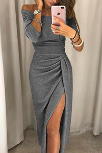 Riley™ | Modern Elegance Women Maxi Dress - Grey