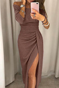 Riley™ | Modern Elegance Women Maxi Dress - Brown