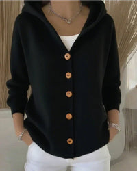Amelia | Cozy Knit Cardigan - Black