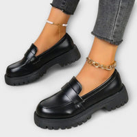 Pia | Orthopedic Loafers - Black