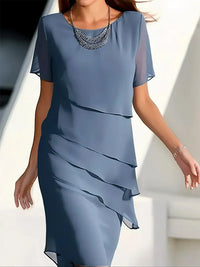 Kendra | Elegant Dress with a Flattering Silhouette - Blue