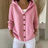Amelia | Cozy Knit Cardigan - Pink