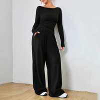 Abigail™ Elegant Cozy Set | Relaxed-Fit Top and Trousers - Black