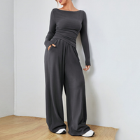 Abigail™ Elegant Cozy Set | Relaxed-Fit Top and Trousers - Grey