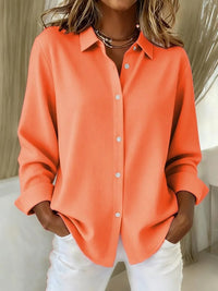 Tamara™ | Timeless Elegant Blouse for Women - Orange