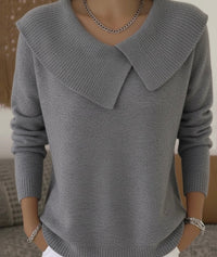 Rylee | Ribbed Knit Sweater - Grey