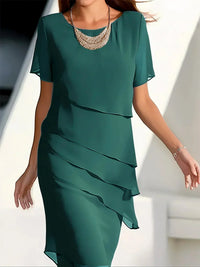 Kendra | Elegant Dress with a Flattering Silhouette - Green