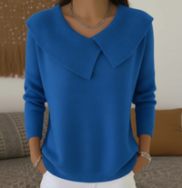 Rylee | Ribbed Knit Sweater - Bright Royal Blue