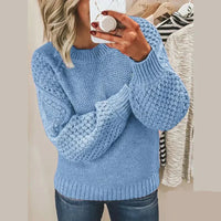 Kirti - Classic Wool Sweater - Blue