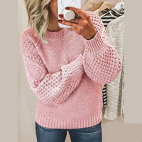Kirti - Classic Wool Sweater - Pink