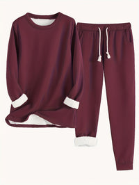 Karin | Women Comfortable Lounge Set - Bordeaux