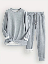 Karin | Women Comfortable Lounge Set - Light Grey
