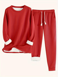 Karin | Women Comfortable Lounge Set - Red