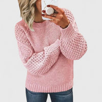 Delymarah | Comfortable Sweater - Pink