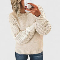 Delymarah | Comfortable Sweater - White