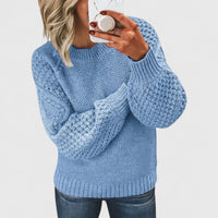 Delymarah | Comfortable Sweater - Sky Blue