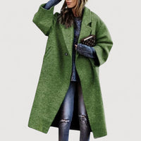 MIRELLE – STYLISH COAT - Solid Green