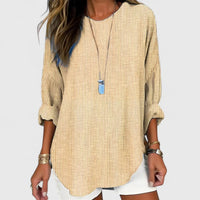 Yvonne | Cozy Comfort Blouse - Khaki