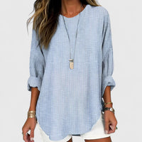 Yvonne | Cozy Comfort Blouse - Blue