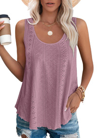 LUZINNE™ | Lightweight Summer Tank Top - Lotus Pink