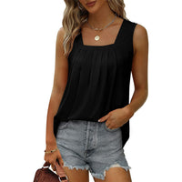 MARILOU™ | Sophisticated Tank Top - Black
