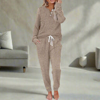 Ulla™ Relax Set | Comfortable Two-Piece Loungewear - Khaki