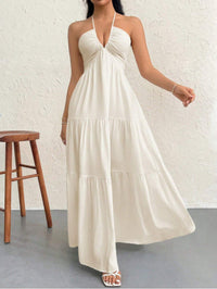 Zariati™ | Lightweight Summer Sleeveless Maxi Dress - Apricot