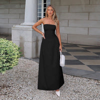 Tessie™ | Timeless Plain Tube Dress for Parties - Black