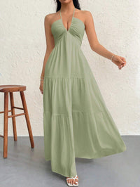 Zariati™ | Lightweight Summer Sleeveless Maxi Dress - Green