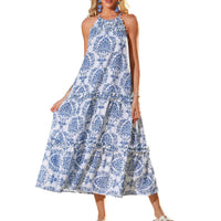 Lilly™| Trendy Boho Dress | Effortless Bohemian Style - Blue